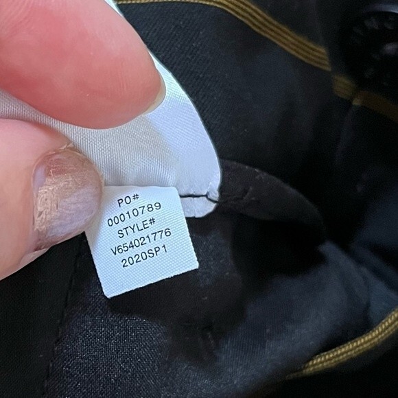 Vince High Waisted Striped Wide Leg Trouser Pants 0 - Picture 9 of 14